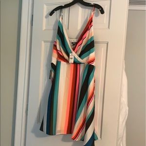 NWT Express Spaghetti Strap Multicolored Dress